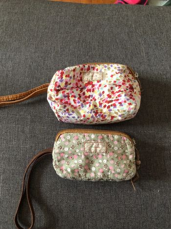 Lot 2 pochettes fleuries anoki