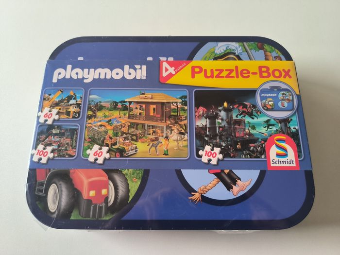 Malette de 4 puzzles Playmobil