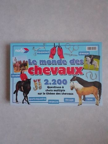 Jeu "Le monde des chevaux"