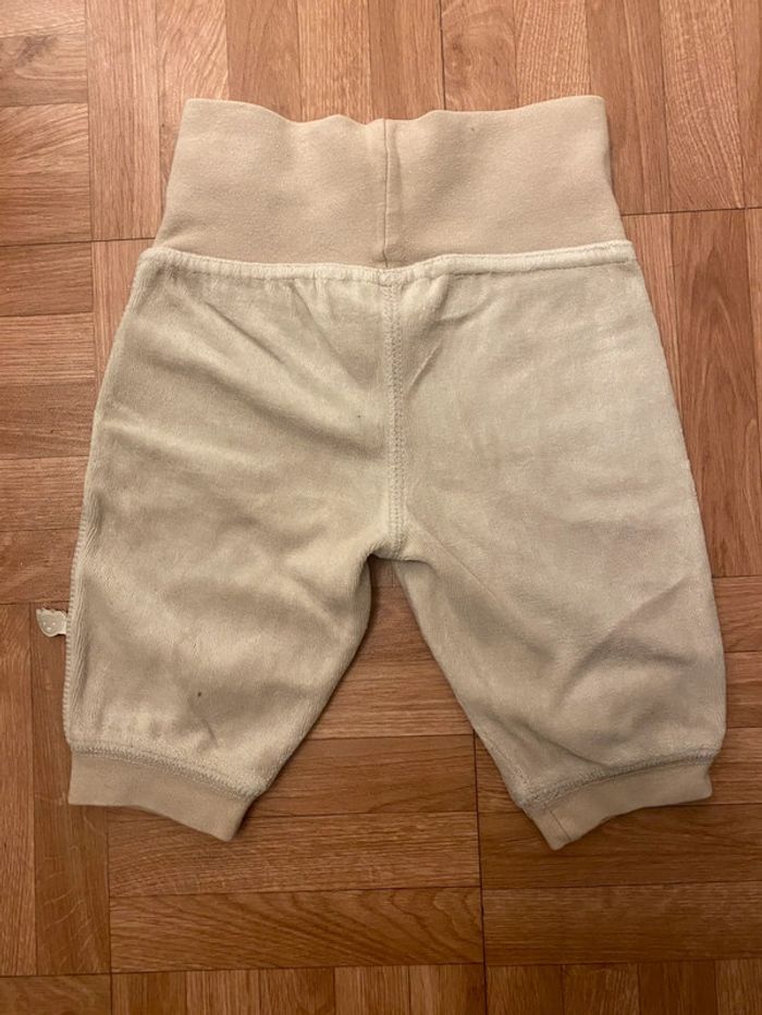 Pantalon jogging en velours beige Kiabi Baby - photo numéro 4
