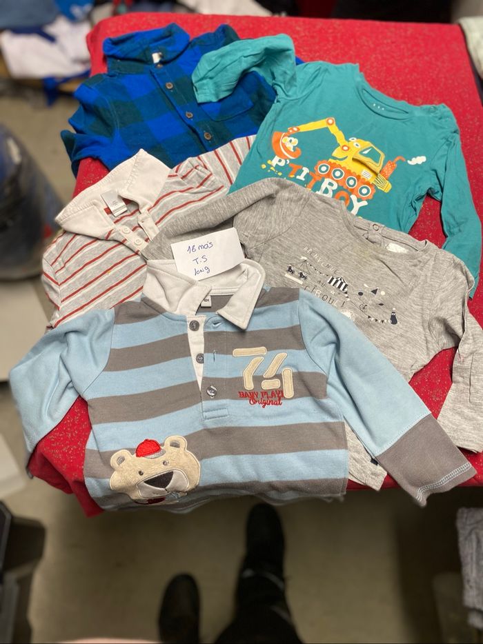 T-shirt manches longues 18 mois - photo numéro 2