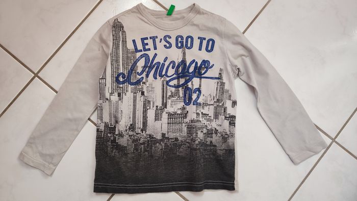 Tee shirt benetton 6-7 ans - photo numéro 7