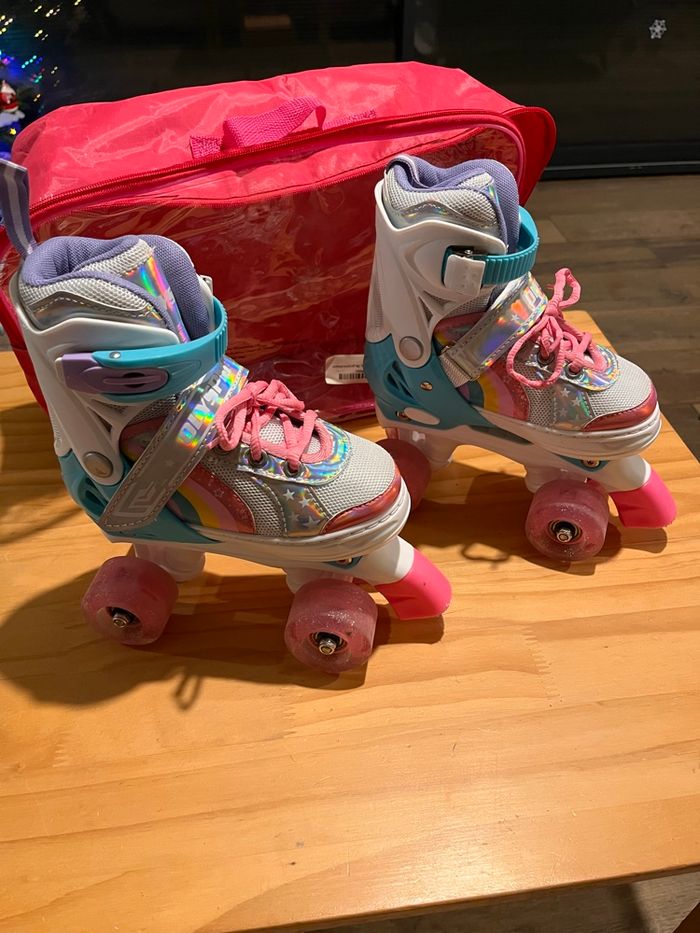 Patin à roulettes lumineux - photo numéro 7