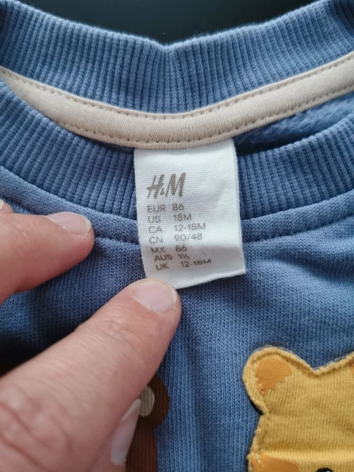 Sweat H&M T12/18 mois - photo numéro 2