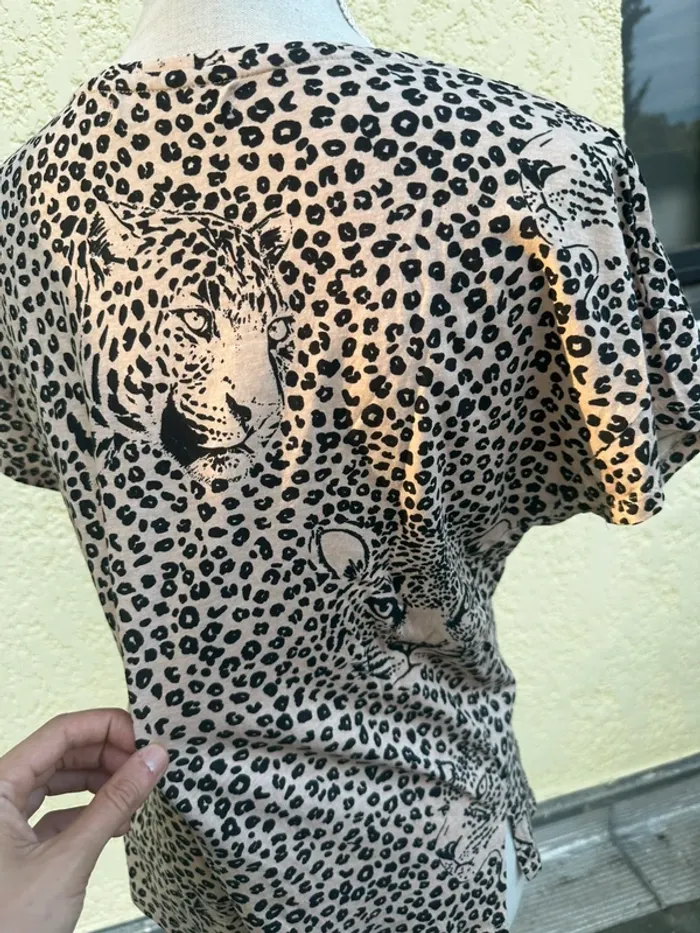 T-shirt guépard - Marque SFERA Casual - Taille M 🐆 - photo numéro 9