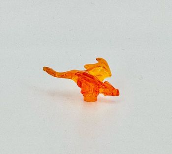Lego Animaux Ninjago : Bébé Dragon orange transparent - NEUF