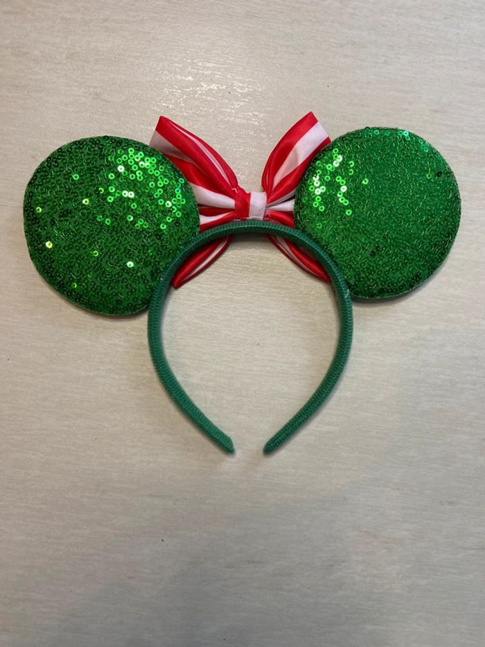 Serre tête oreille de Mickey et minnie à sequin, paillettes - photo numéro 4