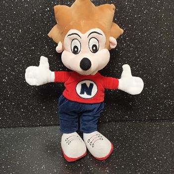 Peluche parc attraction Nigloland hérisson