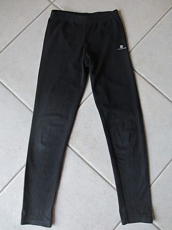 Legging noir fille Domyos - 8 ans