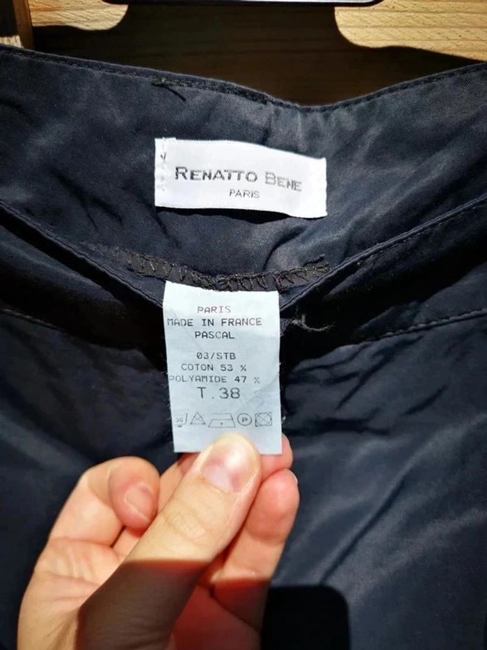 Pantacourt satin en 38 Renatto Bene Paris - photo numéro 3