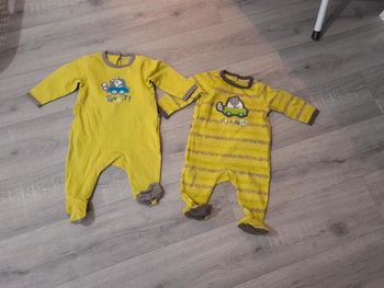Lot de 2 pyjama coton 9 mois