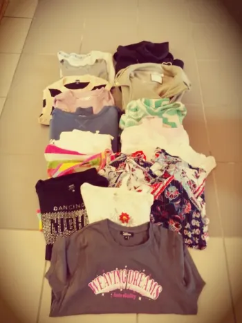 Lot de 18 vêtements fille, Zara, H&M etc