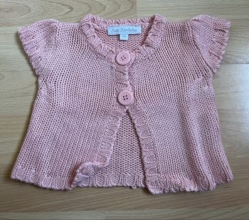 Gilet rose manches courtes 1M