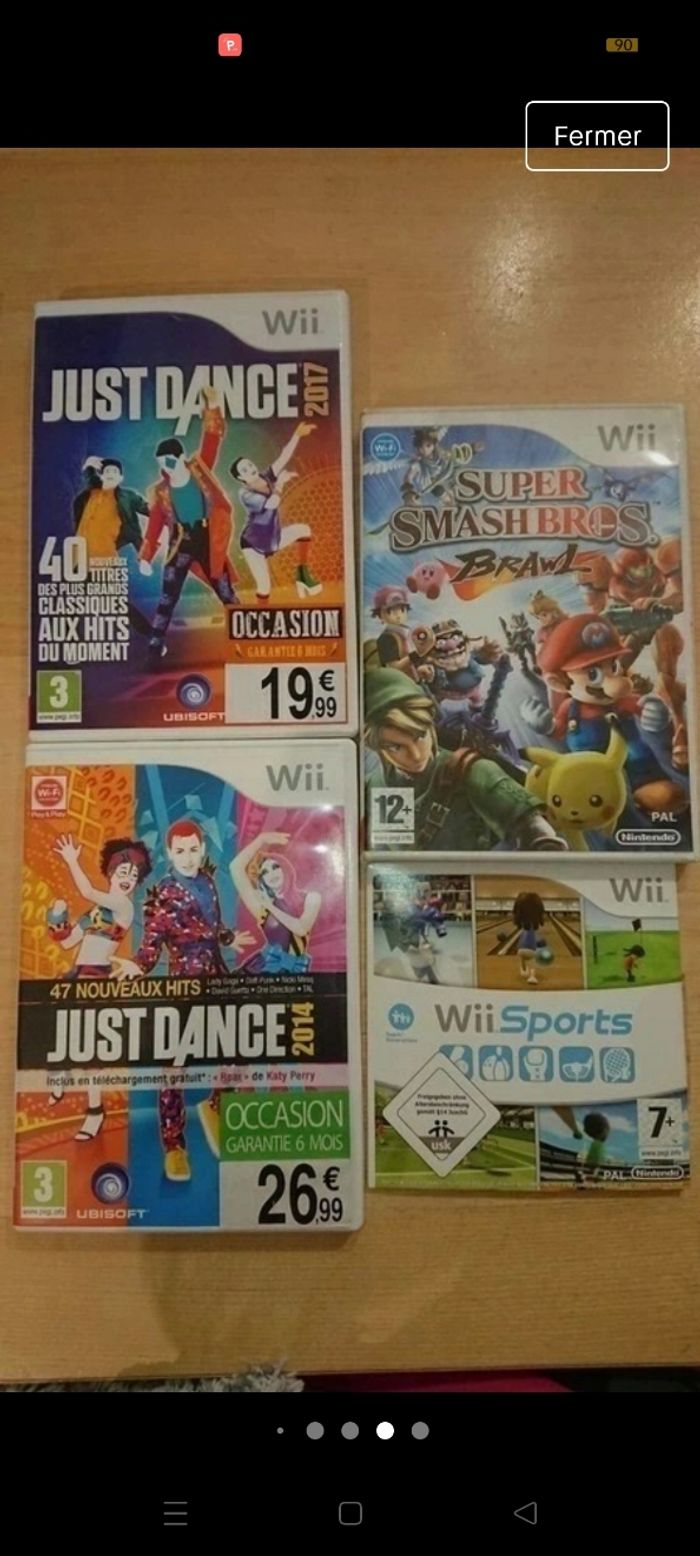 Console Wii + jeux - photo numéro 4