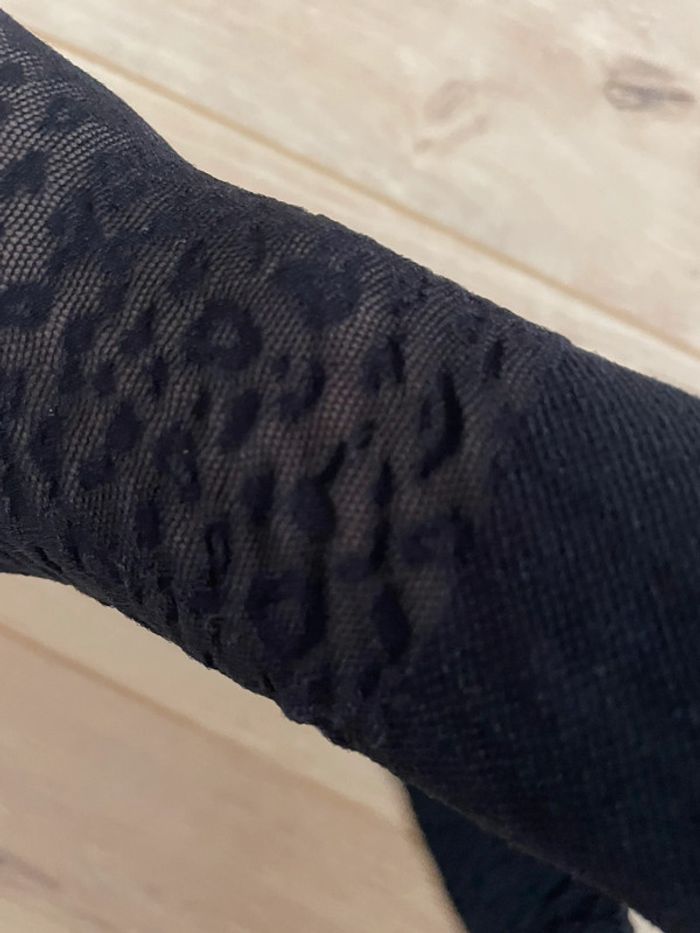Collant calzedonia léopard noir - photo numéro 2