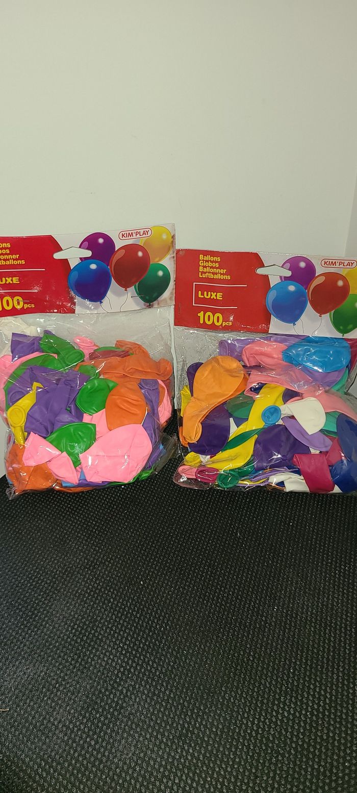 Jeu 100 Ballons De Luxe Coloré Pour Fete Et Anniversaire Kim Play - photo numéro 2
