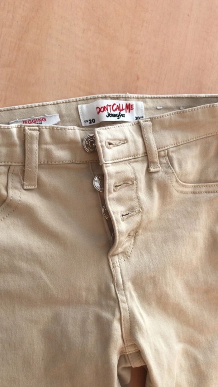 Jeans jegging beige Jennyfer 30 - photo numéro 2