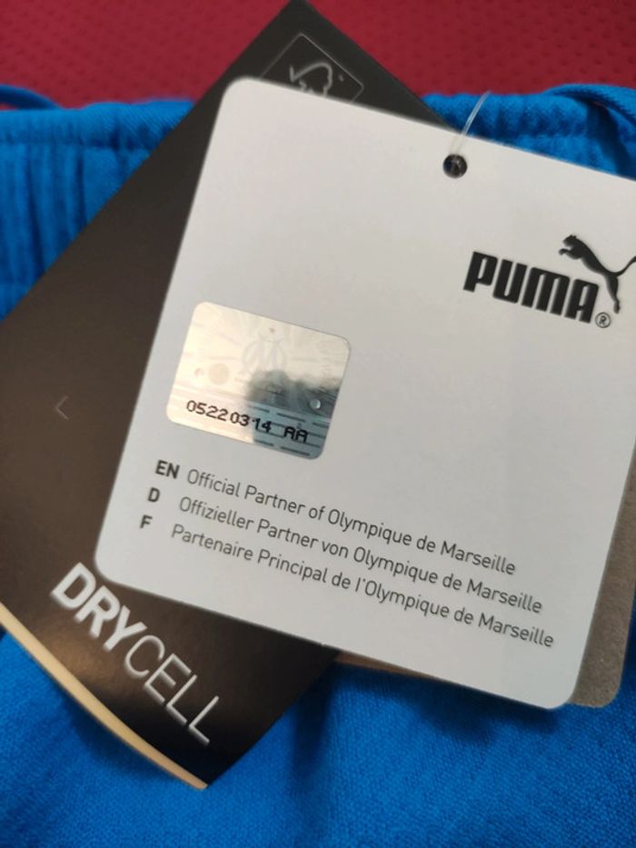 Short Foot OM Marseille+ chaussettes, Puma Authentique Officiel taille Adulte XS, Neuf - photo numéro 7