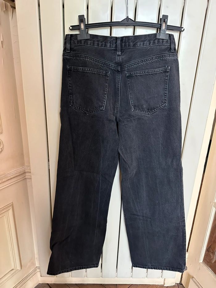 Jean droit noir Uniqlo - photo numéro 4