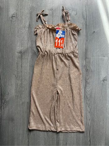 Combinaison dorée fille 4 ans neuve tissaia