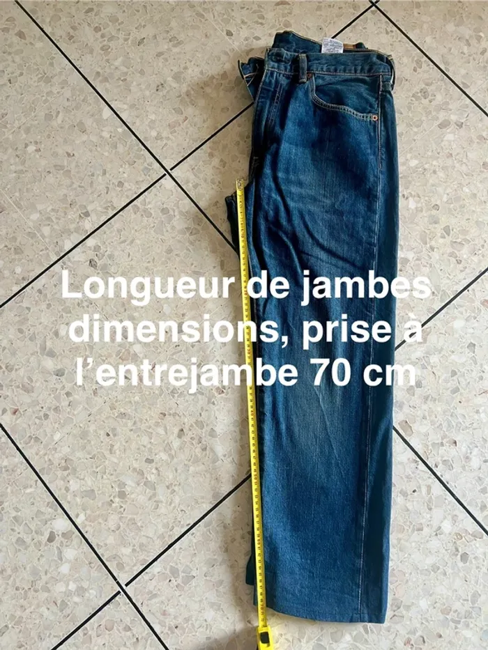 Jean Lévis w32 L34 - ourlet : longueur de jambe 70cm - photo numéro 8