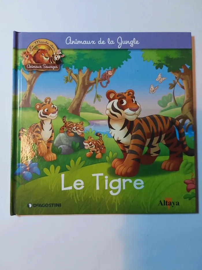Livre enfant Animaux de la jungle - Le tigre