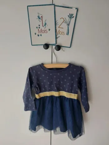 Robe bimatiere Tissaia 12 mois