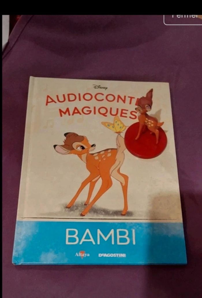 Audioconte 21 collection Magiques Disney Altaya audio conte compte magic livre & figurine