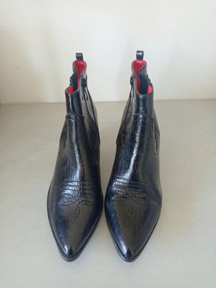 Bottines à talons femme c - photo numéro 4