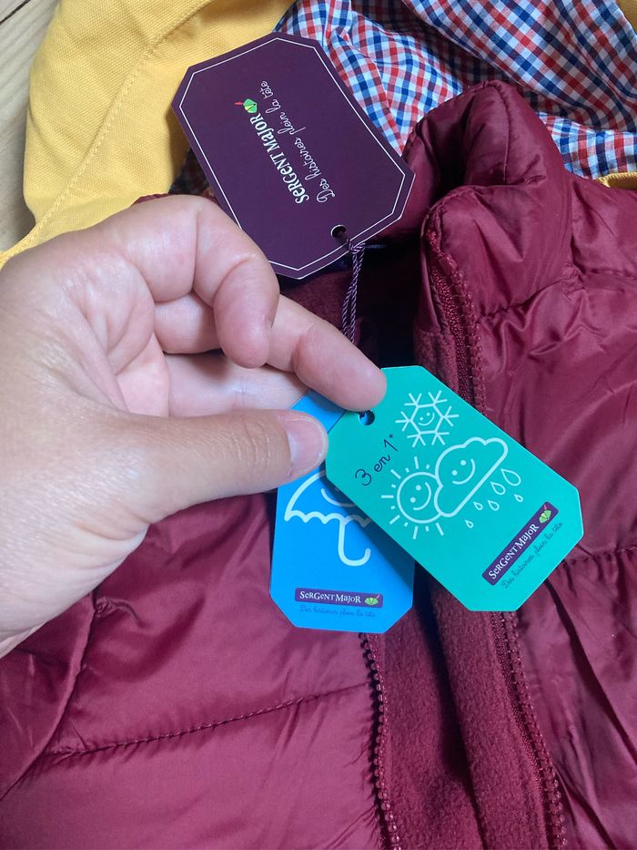Parka / kway avec doudoune rétractable - photo numéro 2
