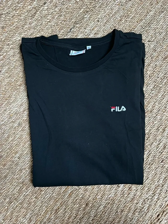 Tee shirt noir homme - Fila - taille S