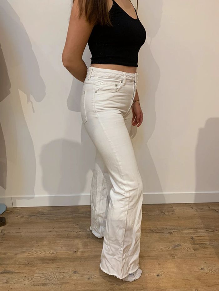 jean blanc droit mango - photo numéro 3