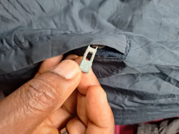 Veste vintage Sergio Tacchini – coupe-vent doublé capuche – bleu marine (619) - photo numéro 14