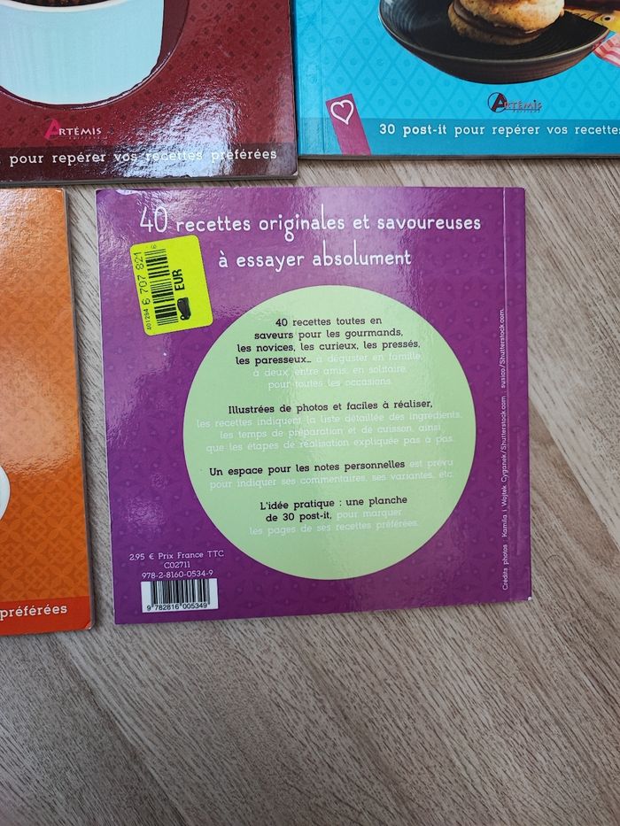 Lot de 8 livres de cuisine - photo numéro 2