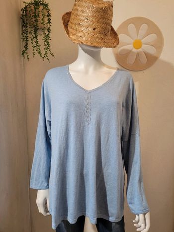 Pull avec soie et cahemire