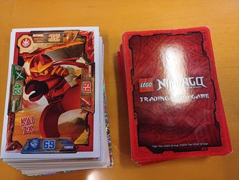 Lot de 5 cartes Lego Ninjago Masters of Spinjitzu - Série 1 Dipa 2016 France