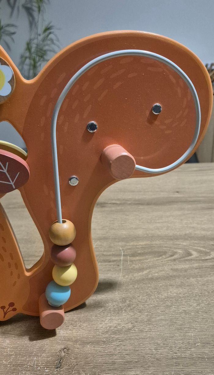 Écureuil d'activités en bois - photo numéro 7