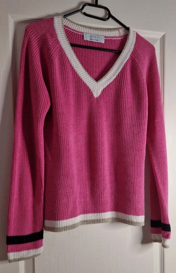 Pull Kaos rose - photo numéro 3