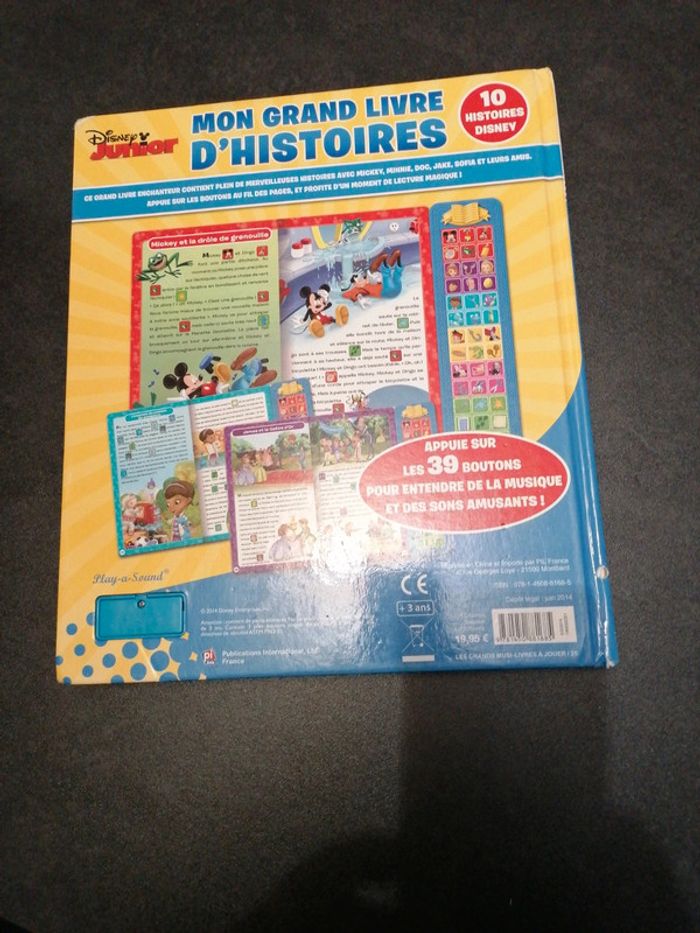 Grand livre 10 histoire Disney - photo numéro 4