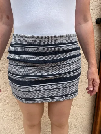 Jupe courte zara marine