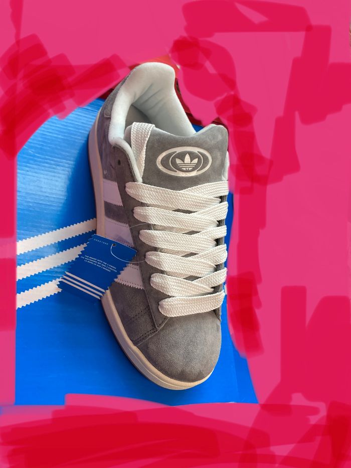 Adidas Campus gris Achat occasion Baskets (femme) Adidas Gris