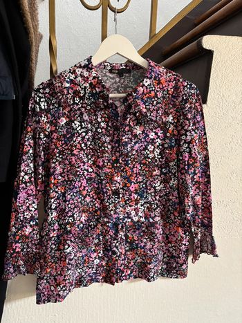 Blouse soie Maje fleurs