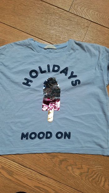 Tee shirt avec glace