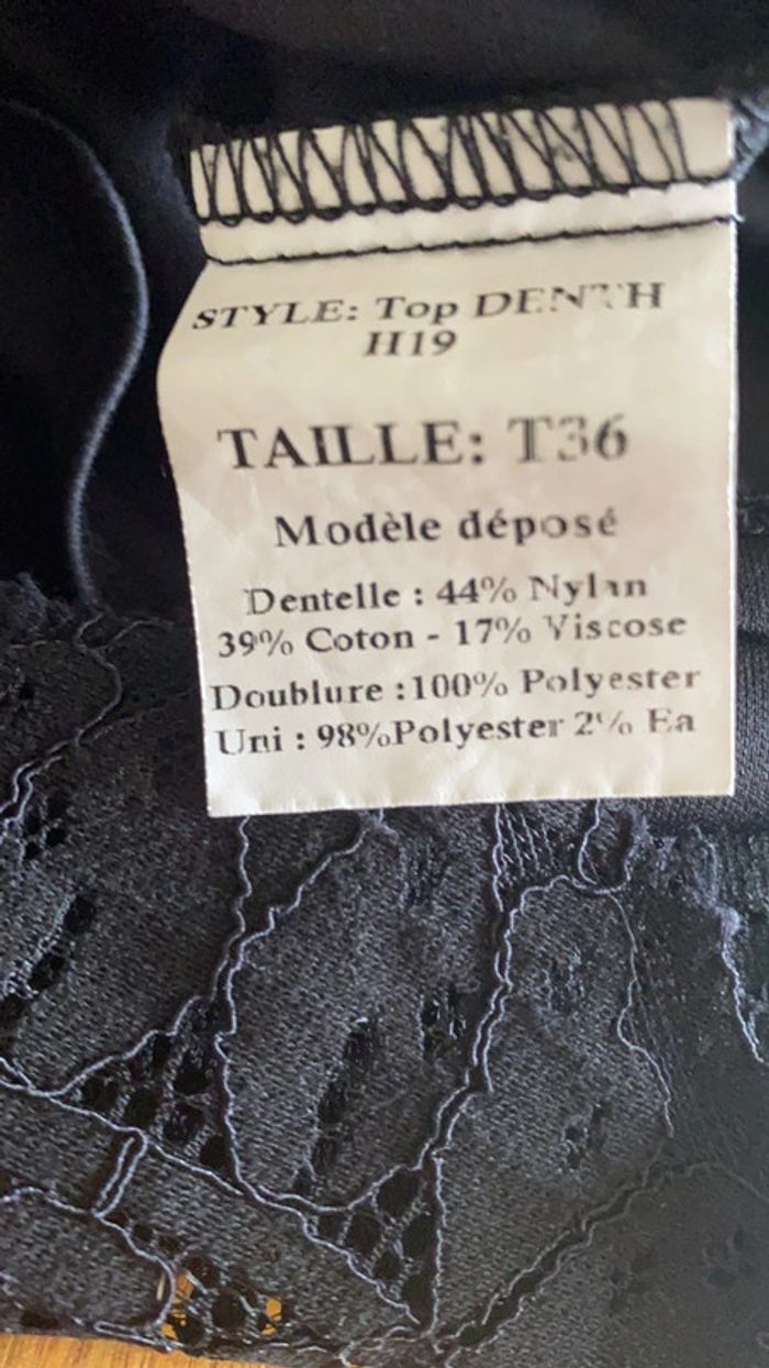 T-shirt dentelle Formul - photo numéro 3