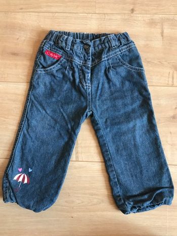 Jeans fille neuf taille 18 mois Tissaia