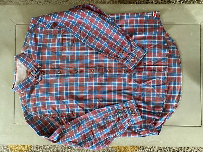 Chemise à carreaux Chevignon vintage homme taille XXL - photo numéro 7
