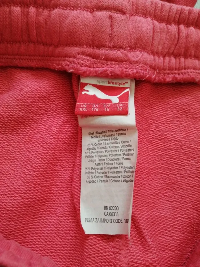 Short rose avec poches et lien à nouer / puma / (32/ 16ans) - photo numéro 3