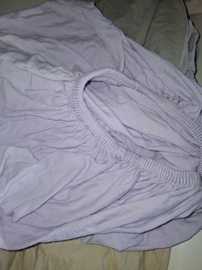 Lots de 3 drap housse spéciale lit bébé - photo numéro 2