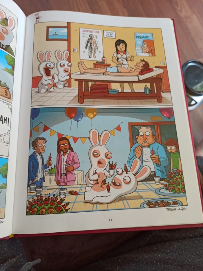 Livre enfant "lapins crétins" - photo numéro 3