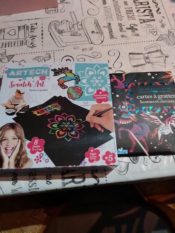 Jeu cartes à gratter